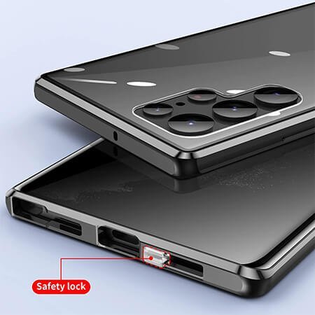 Carcasă magnetică din sticlă 360° pentru Samsung Galaxy S25 Ultra