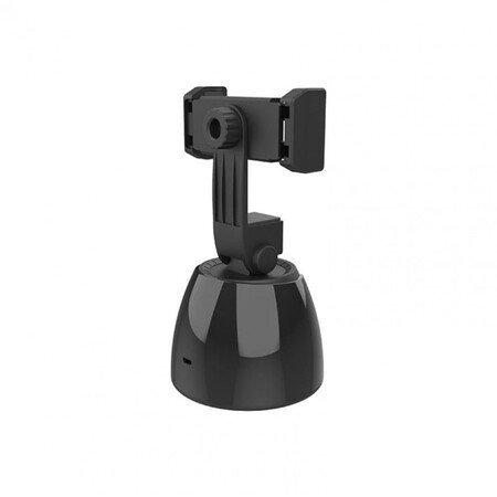 Suport de telefon cu urmărire automată a feței, suport pentru cameră cu rotație la 360°, telecomandă și lumină pentru streaming video live