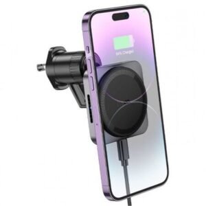 Încărcător auto wireless HOCO „HW15 Speed” pentru orificiul de ventilație