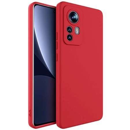 Луксозен силиконов калъф за Xiaomi Redmi Note 12 4G - Червен