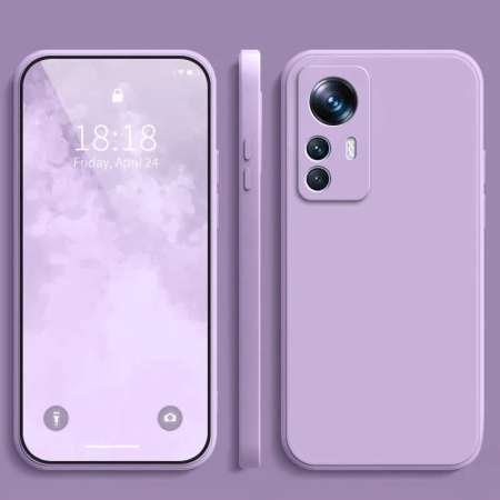 Луксозен силиконов калъф за Xiaomi Redmi Note 12 4G - Лилав