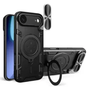 Удароустойчив кейс Bucephalus за iPhone 17 Air - Черен
