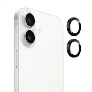 3D стъклен протектор, леща за камера iPhone 17 - Черни
