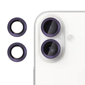 3D стъклен протектор, леща за камера iPhone 17 - Лилави