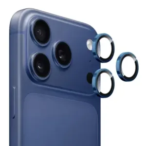 3D стъклен протектор, леща за камера iPhone 17 Pro - Сини