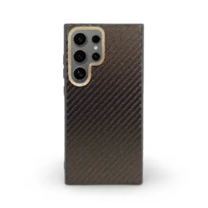 Premium Carbon Case за Samsung S26 Plus - Златист