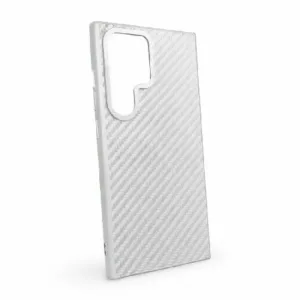 Premium Carbon Case за Samsung S26 Ultra - Сив Металик - imagine 4