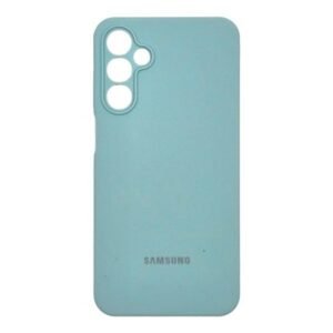 Husă spate din silicon Samsung cu logo pentru Samsung Galaxy A35 - Mentă
