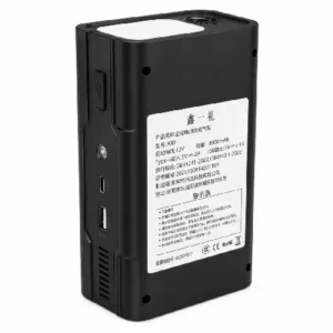 Авариен автомобилен комплект+компресор Automobile emergency high power, Черен 8,000 mAh - S19S - imagine 3