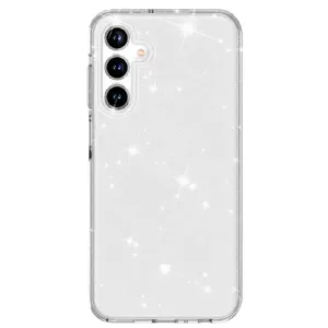 Блещукащ силиконов калъф за Samsung Galaxy A56 – Прозрачен - Изображение 2