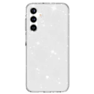 Блещукащ силиконов калъф за Samsung Galaxy A57 – Прозрачен - Изображение 3