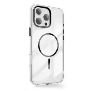 Clear Thin Magsafe кейс за iPhone 17 Air – Черен - imagine 2