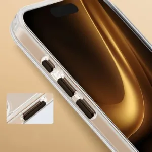 Clear Thin Magsafe кейс за iPhone 17 Air – Черен - imagine 6