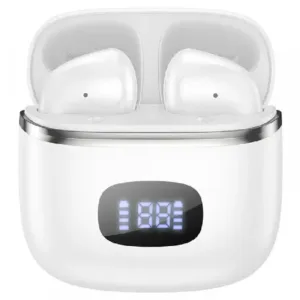 HOCO Безжични Bluetooth слушалки с тъч дисплей - Бели EQ1 - Изображение 2