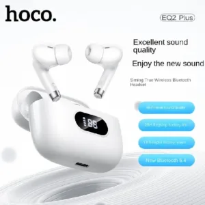 HOCO Безжични Bluetooth слушалки с опция Hey Siri - Бели EQ2 Plus - Изображение 2