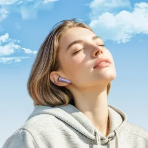 HOCO Безжични Bluetooth слушалки с опция Hey Siri - Бели EW201 - Изображение 3