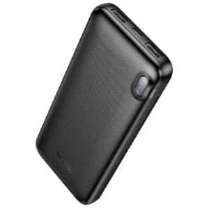 HOCO Преносима батерия 10,000 mAh, 2xUSB-A - Черен J128