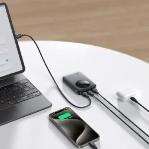 Joyroom Преносима батерия 5,000 mAh, 2.4A, 2xUSB, 1xUSB-C IN/OUT PBF13 - imagine 2