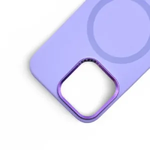 Луксозен MagSafe Premium кейс за iPhone 17 Pro Max – Светло Лилав - Изображение 3