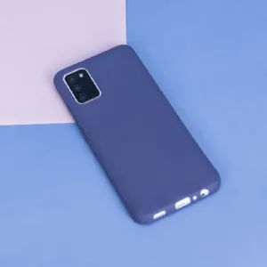 Луксозен силиконов калъф за Motorola Moto E32/E32s – Тъмносин - Изображение 7