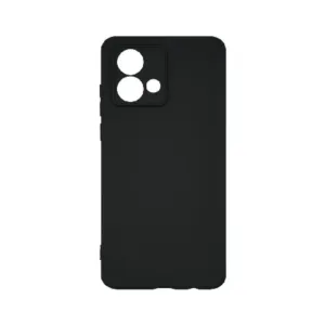 Луксозен силиконов калъф за Motorola Moto G84 – Черен