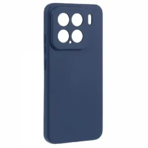 Луксозен силиконов калъф за Xiaomi 15 – Тъмносин - imagine 2
