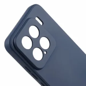 Луксозен силиконов калъф за Xiaomi 15 – Тъмносин - imagine 4