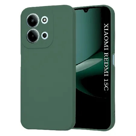 husă-silicon-de-lux-pentru-xiaomi-redmi-15c-verde-închis-1-1777840523066