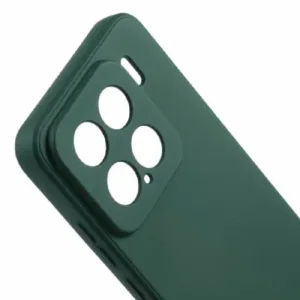 Луксозен силиконов калъф за Xiaomi Redmi 17 – Тъмнозелен - Изображение 4