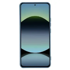 Луксозен силиконов калъф за Xiaomi Redmi Note 14 5G – Тъмносин - imagine 3