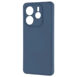 Луксозен силиконов калъф за Xiaomi Redmi Note 14 5G – Тъмносин - imagine 6