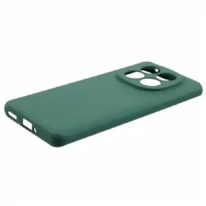 Луксозен силиконов калъф за Xiaomi Redmi Note 14 Pro+ – Тъмнозелен - Изображение 4