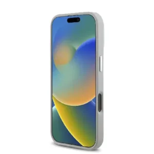 Оригинален кейс Guess MagSafe Grained PU Triangle Logo за iPhone 16 Pro Max - Бежов - Изображение 5