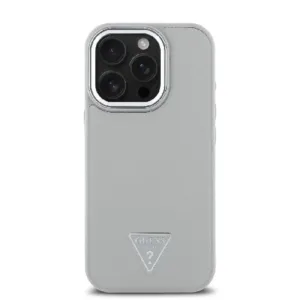 Оригинален кейс Guess MagSafe Grained PU Triangle Logo за iPhone 16 Pro Max - Бежов - Изображение 7