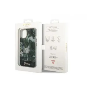Оригинален кейс Guess за iPhone 14/13 Силиконов Джунгла - Зелен - imagine 2