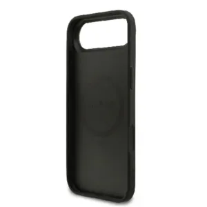 Оригинален кейс Guess за iPhone 17 Air MagSafe - PU 4G Ring Classic Logo - Черен - imagine 7