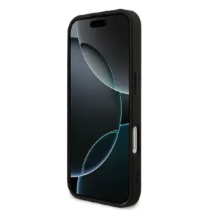 Оригинален кейс Guess за iPhone 17 MagSafe - PU 4G Ring Classic Logo - Черен - Изображение 5