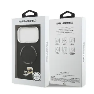 Оригинален кейс Karl Lagerfeld с MagSafe за iPhone 17 Pro - Черен - Изображение 8