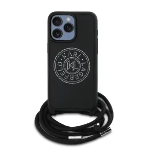 Оригинален кейс Karl Lagerfeld за iPhone 15 Pro - Черен - imagine 2