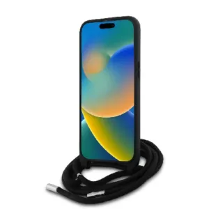Оригинален кейс Karl Lagerfeld за iPhone 15 Pro - Черен - imagine 4