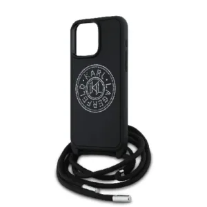 Оригинален кейс Karl Lagerfeld за iPhone 15 Pro - Черен - imagine 5