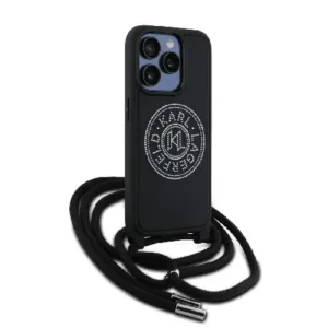 Оригинален кейс Karl Lagerfeld за iPhone 15 Pro Max - Черен - imagine 3