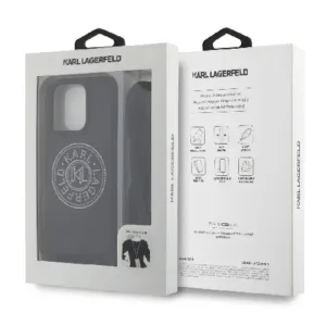 Оригинален кейс Karl Lagerfeld за iPhone 15 Pro Max - Черен - imagine 7