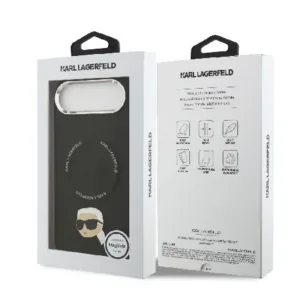 Оригинален кейс Karl Lagerfeld за iPhone 17 Air - Черен - Изображение 8