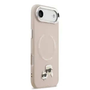 Оригинален кейс Karl Lagerfeld за iPhone 17 Air - Розов - imagine 4