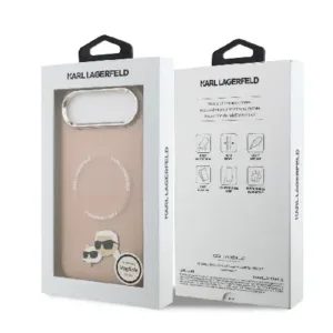 Оригинален кейс Karl Lagerfeld за iPhone 17 Air - Розов - imagine 8