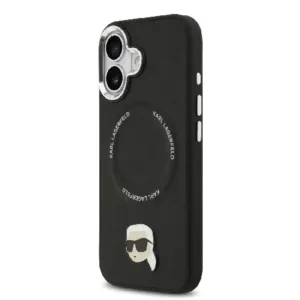 Оригинален кейс Karl Lagerfeld за iPhone 17 - Черен - imagine 2