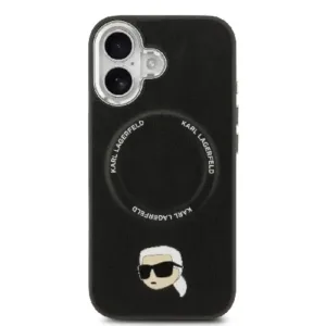 Оригинален кейс Karl Lagerfeld за iPhone 17 - Черен - imagine 3