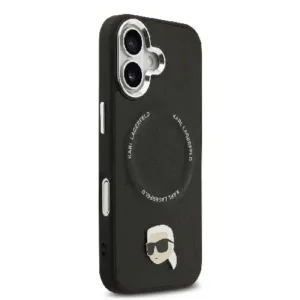 Оригинален кейс Karl Lagerfeld за iPhone 17 - Черен - imagine 4