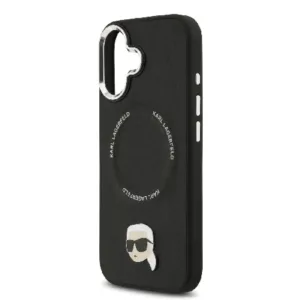 Оригинален кейс Karl Lagerfeld за iPhone 17 - Черен - imagine 6